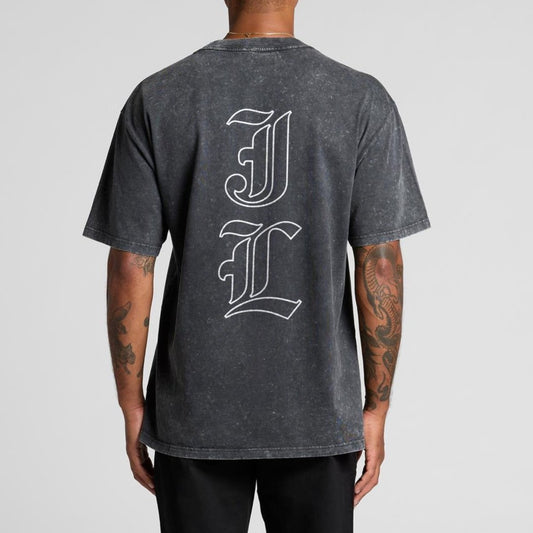 J L Stone Wash Heavy T-Shirt